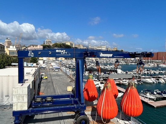 Grúa móvil de muelle Pelican Lift