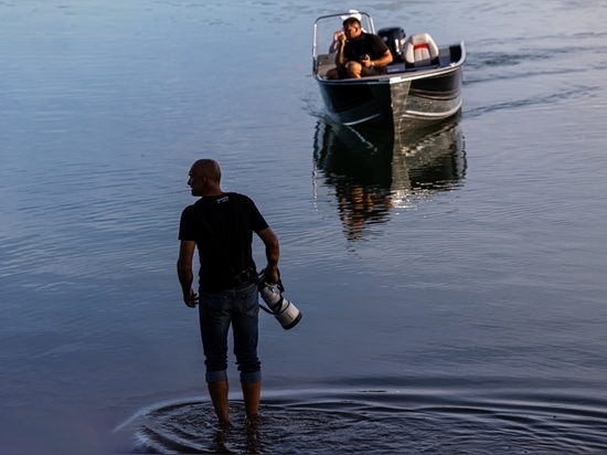 Sesión fotográfica en el agua