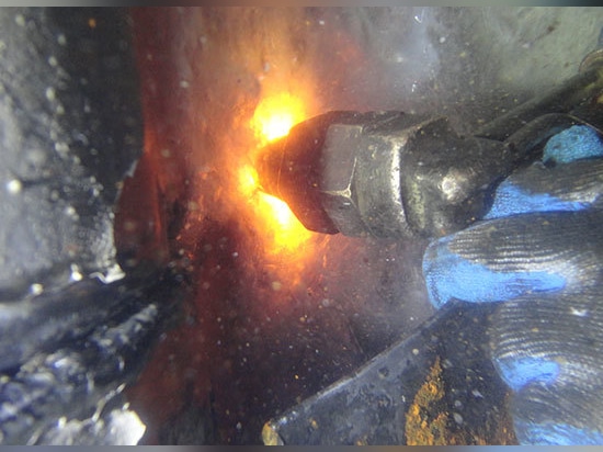 Soplete de corte submarino