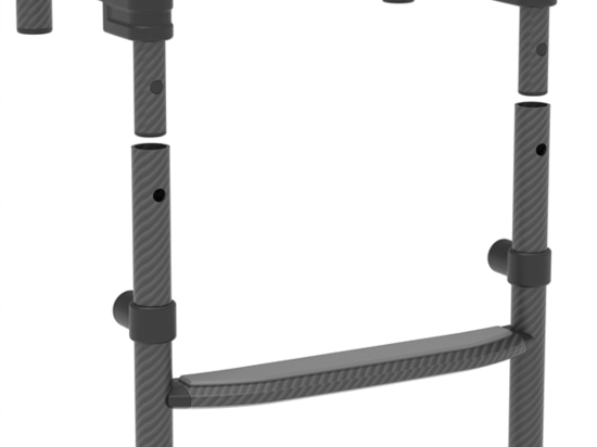 Escalera de carbono desmontable anchura 600 mm