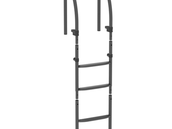 Escalera de carbono desmontable anchura 600 mm