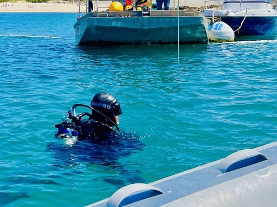 ¡Misión en curso en Anse du Stole, Ploemeur!