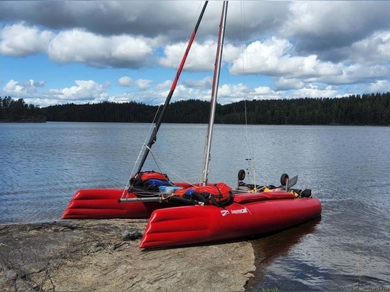 Aventura de varios días en el lago STORA LE de Suecia