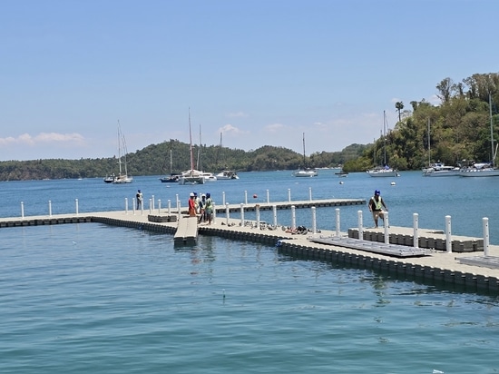 Caso de proyecto en el extranjero: muelle flotante en Filipinas – Calidad reconocida por las autoridades locales