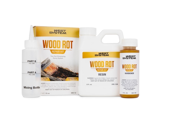 Directeck presenta el kit de reparación de madera podrida WEST SYSTEM® para reparar madera dañada por la humedad