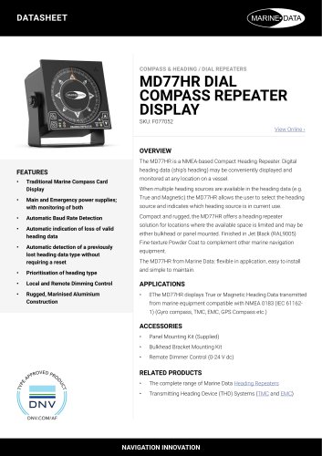 MD77HR Datasheet