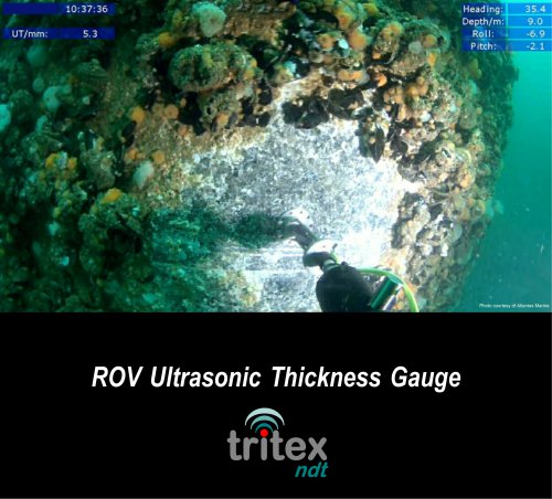 Multigauge 4000 Series ROV Underwater Thickness Gauge