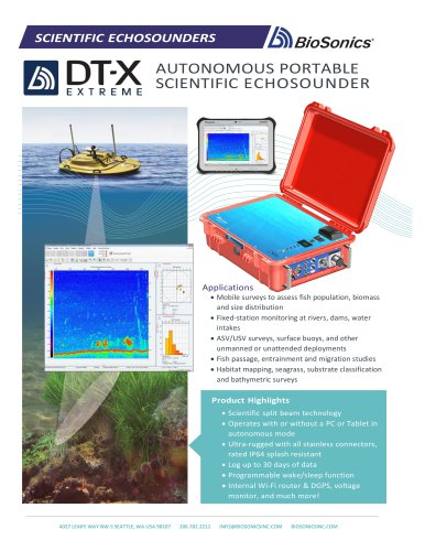 AUTONOMOUS PORTABLE SCIENTIFIC ECHOSOUNDER