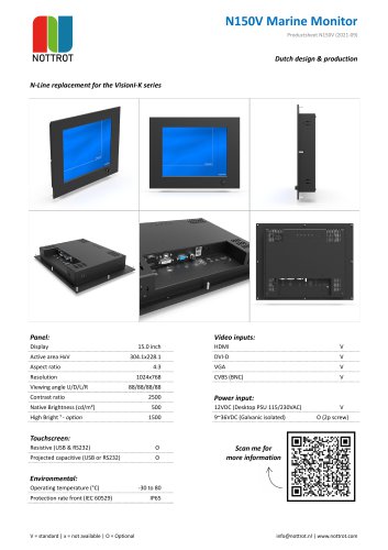 N150V Marine Monitor