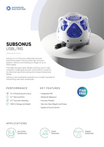 Subsonus Datasheet