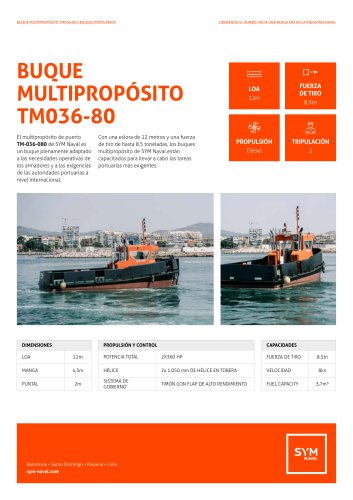 MULTIPROPOSITO DE APOYO PORTUARIO