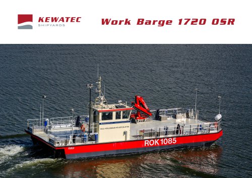 Kewatec Work Barge 1720 OSR