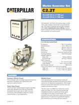 Cat C2-2T Genset Spec Sheet