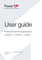 User guide UP200 I UP400 I UP1K