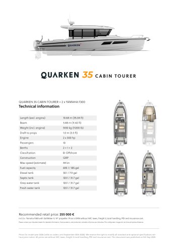 QUARKEN 35 CABIN TOURER