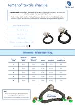 Temano® Textile Shackle Catalogue