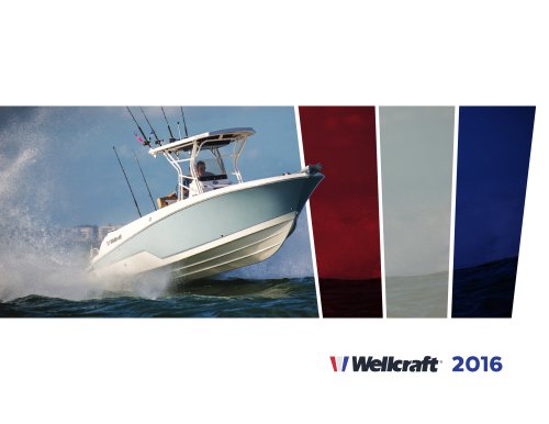 2016 WELLCRAFT CATALOG