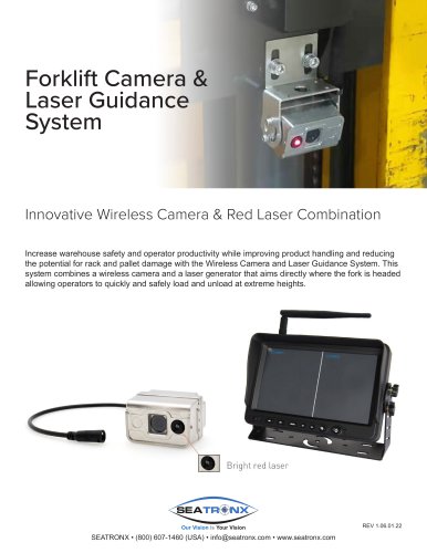 Forklift Camera & Laser Guidance System