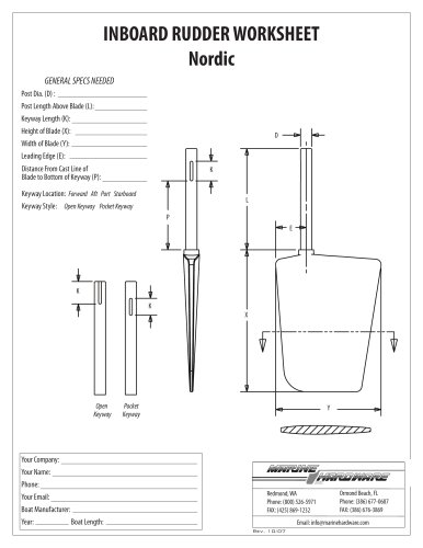 Nordic Rudder