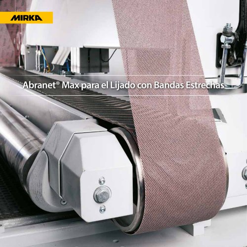 Abranet® Max para el Lijado con Bandas Estrechas
