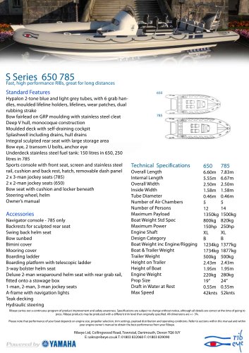 RIBEYE SUPER YACHT TENDERS 785-650