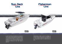 Catálogo Embarcaciones con Motor Fueraborda Cruiser Line, Sun Deck Line, Fisherman Line - 3