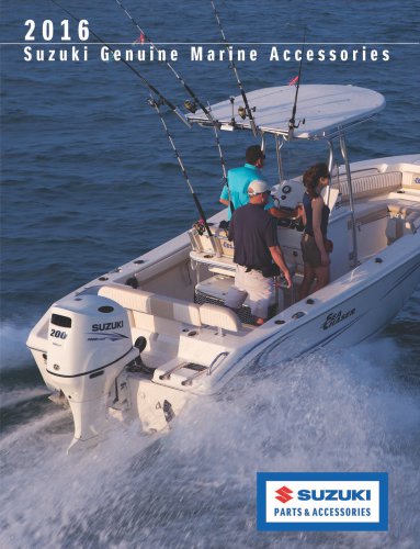 2016 SUZUKI MARINE ACCESSORIES CATALOG