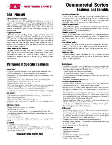 M200C13-M250C13 Specification Sheet