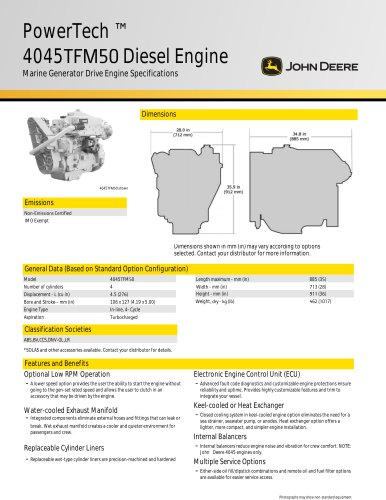 4045TFM50 Diesel Engine