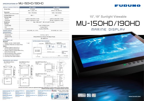 MU 150 hd  / 190 hd