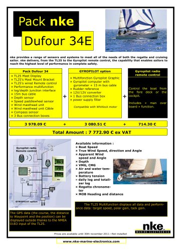 Packs Dufour nke 2011