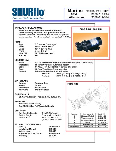 Aqua King™ Premium Fresh Water Pump