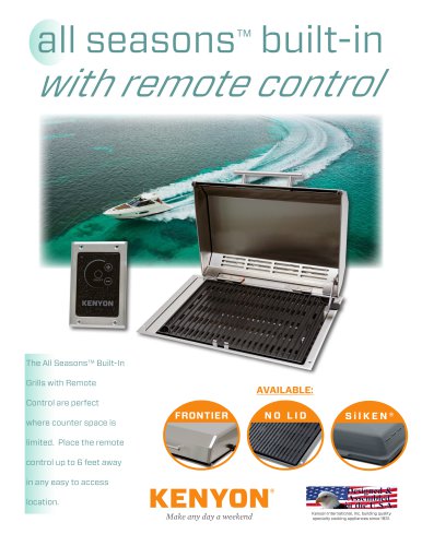 All Seaons™ Built-in Grill with Remote Control