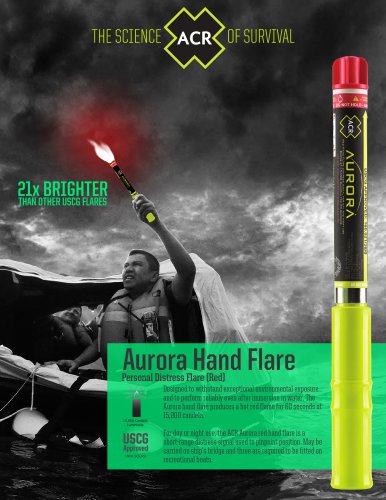 Aurora Red Hand Flare