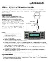 BTAL-01 Installation and user guide