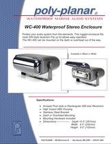 Poly-Planar WC-400 Waterproof Stereo Enclosure