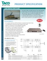 M20-0228 Low Profile Seat Slide, Bench Style for 40’’ chair