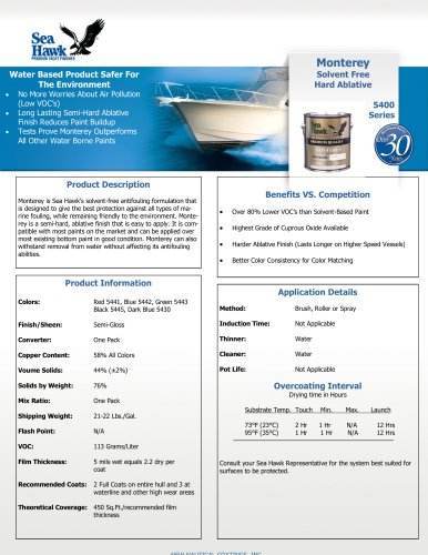 Monterey Solvent Free Hard Ablative