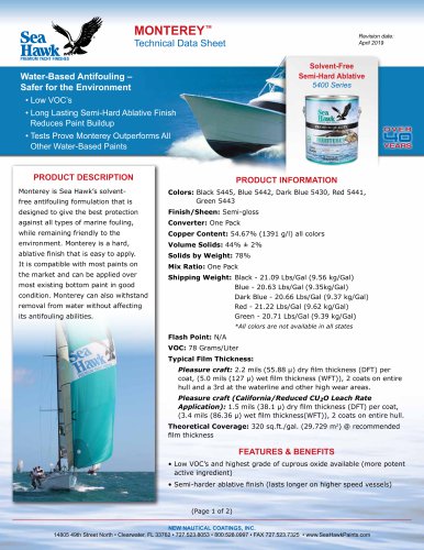 MONTEREY™ Technical Data Sheet_2019