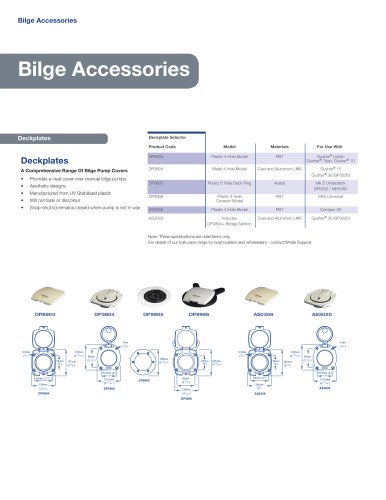 Bilge Accessories