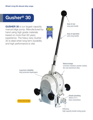 Gusher 30 Manual Bilge Pump