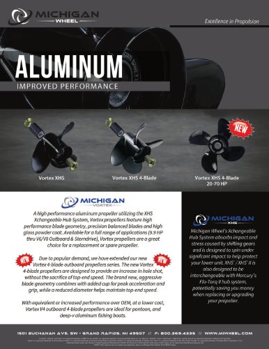 2016 Aluminum XHS Application Chart