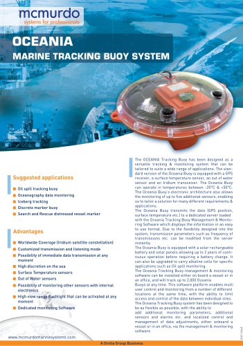 MARINE TRACKING BUOY SYSTEM