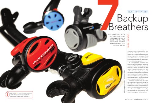 SCUBALAB REVIEWED Backup Breathers 