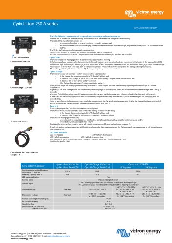 Cyrix Li-ion 230A series