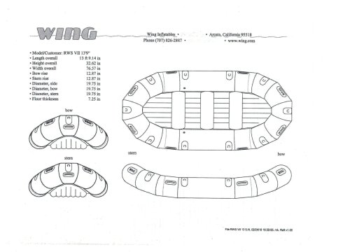 Whitewater Raft 13'9"