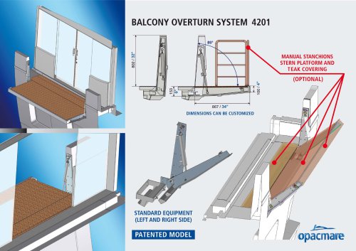 Balcony OVERTURN SYSTEM 4201