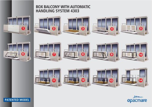 Box balcony model 4303