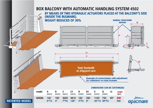 box balcony model 4502