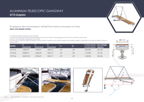 passerelle Dolphin model 3773